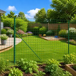 Specifications of Green Wire Mesh Fence Panel 1.6 x 25 m