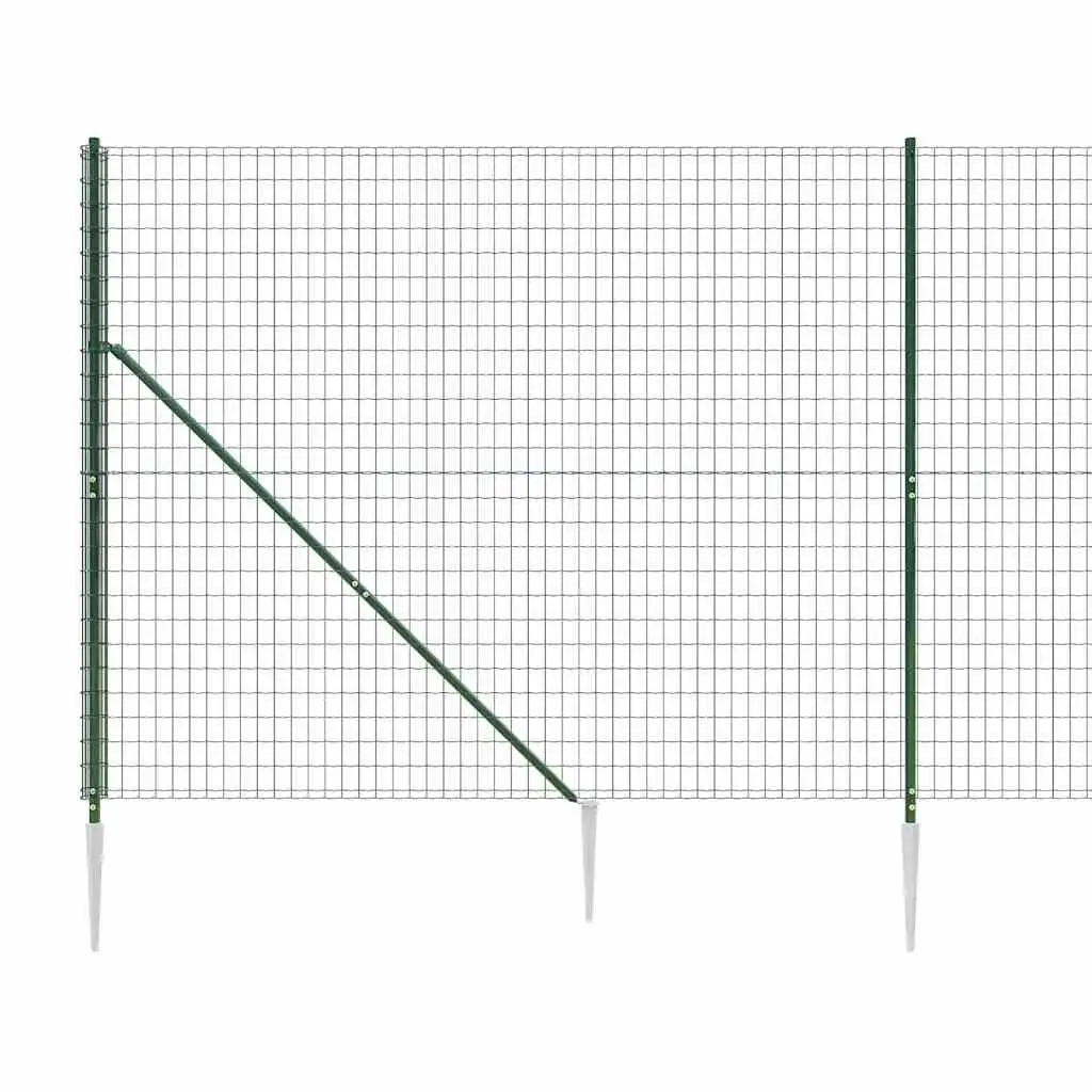 Wire Mesh Fence for Garden 1.4 x 25m Green Barrier Enclosure