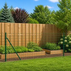 Specifications for Green Wire Mesh Fence Panel - 1.1m x 25m