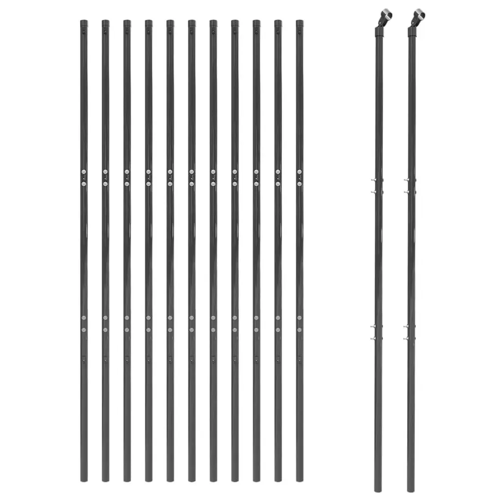 Wire Mesh Fence Panel Garden 1.4 x 25 m Galvanised Steel