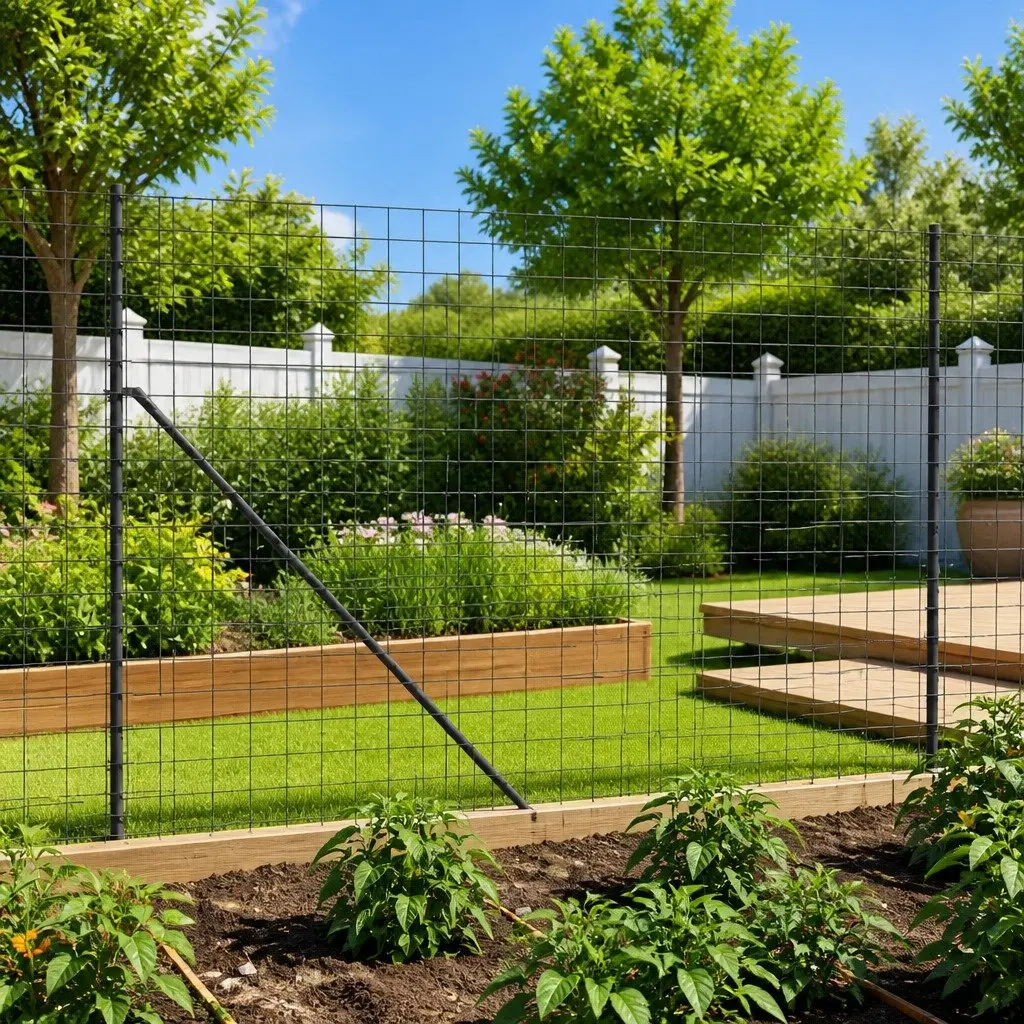 Wire Mesh Fence Panels Garden 1.6 x 25 m Anthracite