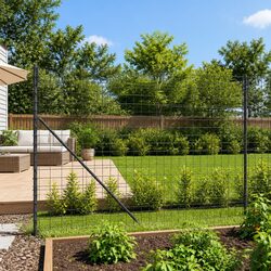 Wire Mesh Fence Panel Specifications: Anthracite, 1.4 x 25 m