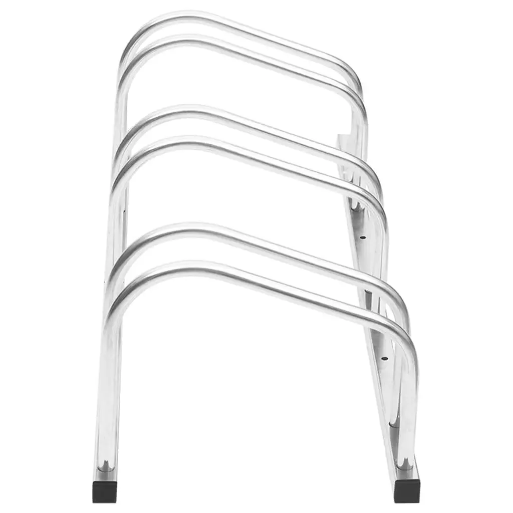 3-Bike Galvanised Steel Floor Stand