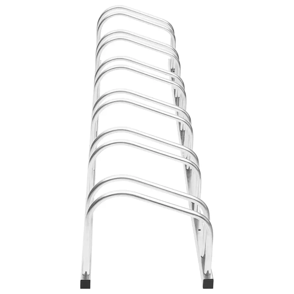 Bike Rack for 6 Bikes Garage Garden Floor Stand Galvanised Steel Storage