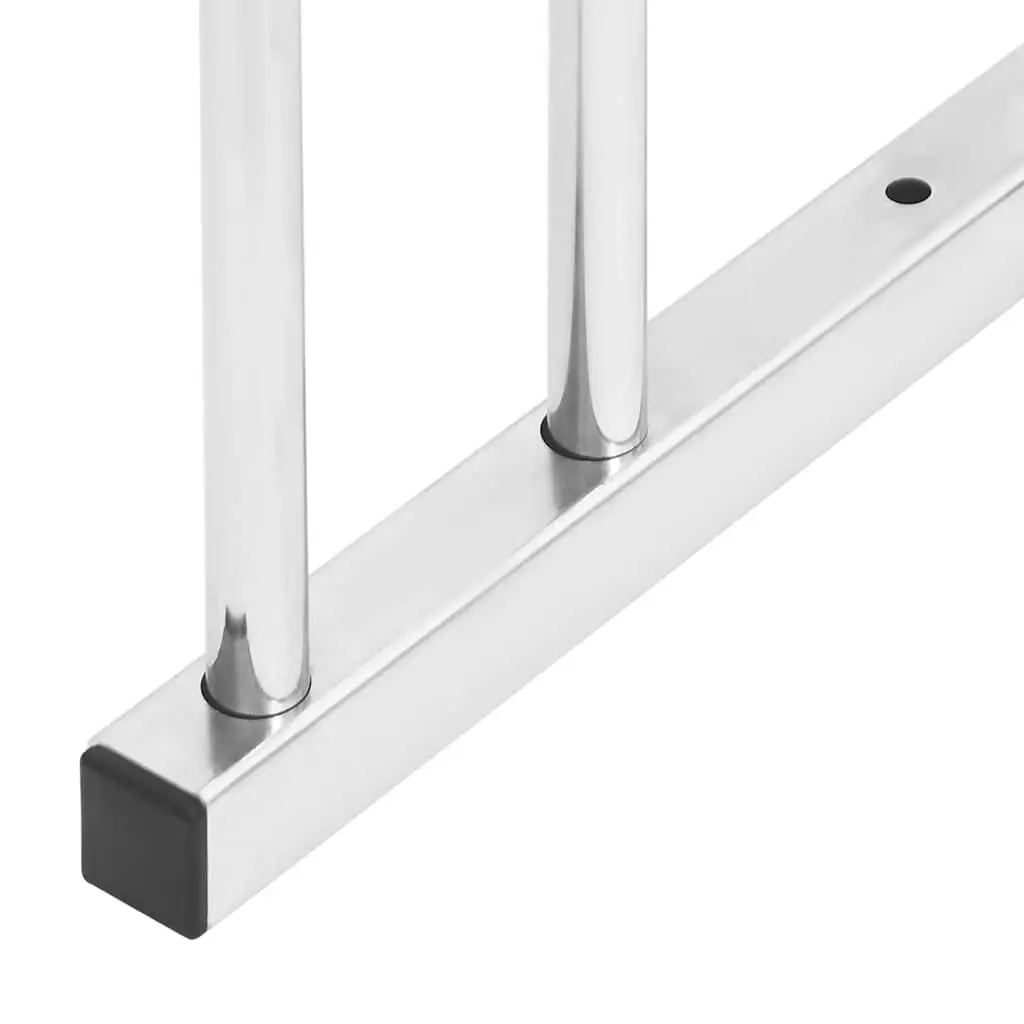 Bike Rack for 6 Bikes Garage Garden Floor Stand Galvanised Steel Storage