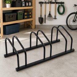 3-Bicycle Black Steel Bike Rack Specifications