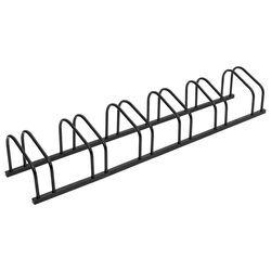Bike Rack Specifications: Holds 6 Bicycles, Steel, Black