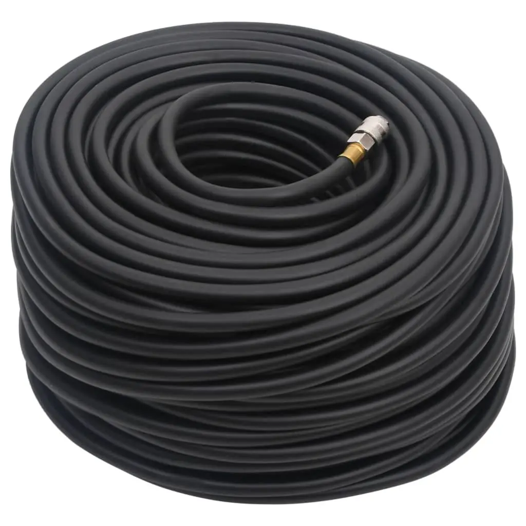 Hybrid Air Hose for Pneumatic Tools 50m Black 3/8 BSPT Quick Coupler