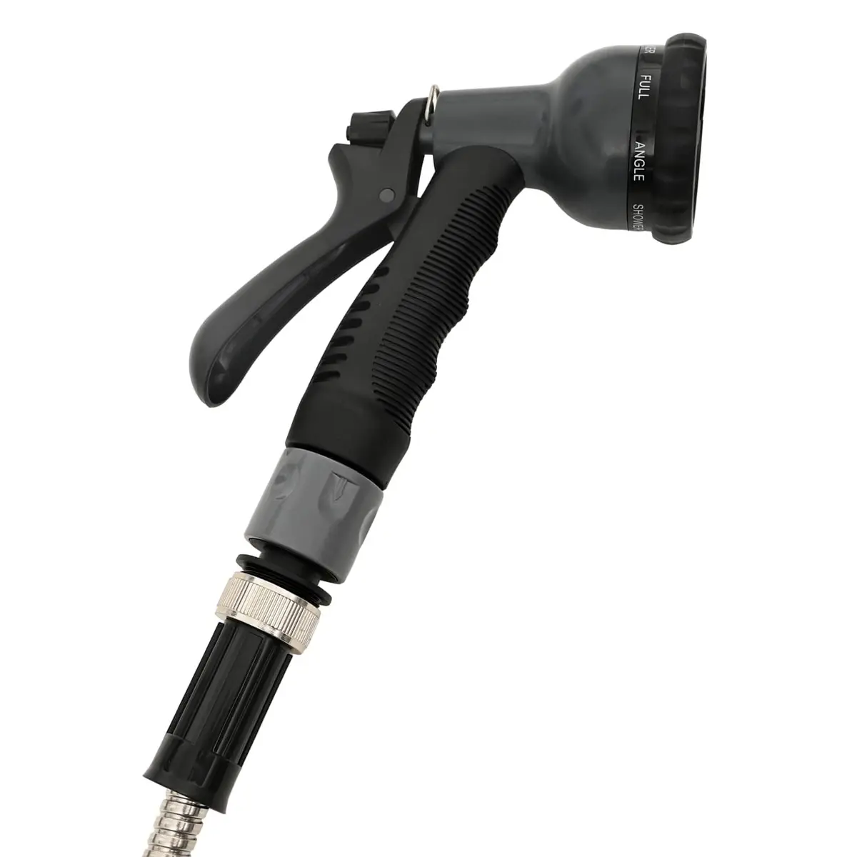 Garden Hose 7.5m Spray Nozzle 8-Function Watering Irrigation Outdoor Cleaning