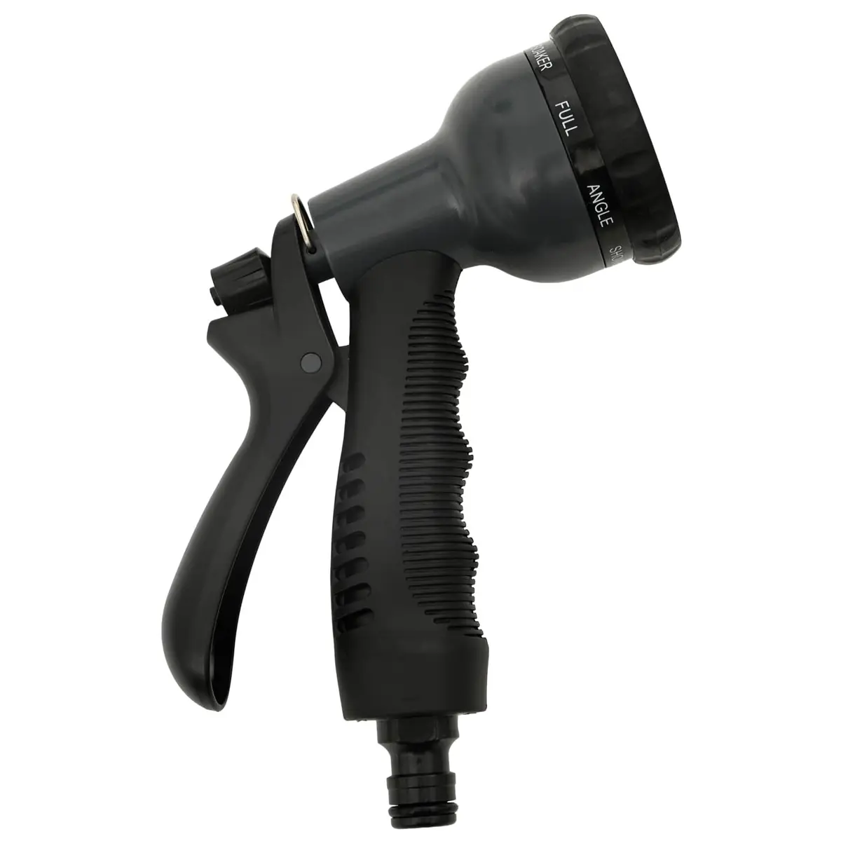 Garden Hose 15m for Garden Irrigation with 8 Function Spray Nozzle Stainless Steel