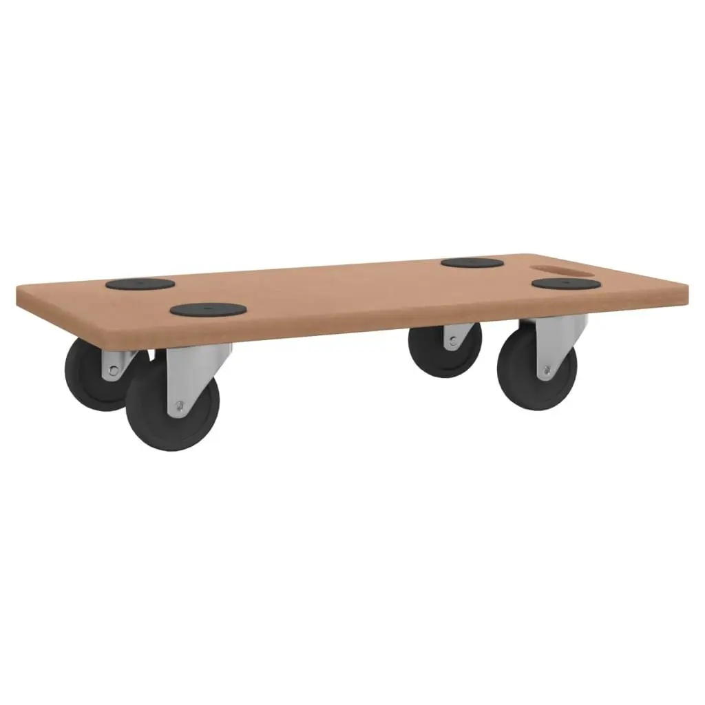Dolly Trolleys 6 Pack Rectangular Moving Platform Anti-Slip Castors Furniture