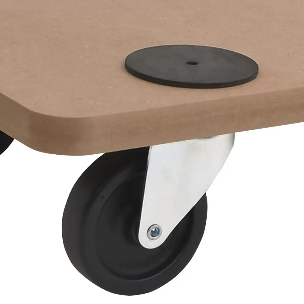 Dolly Trolleys 6 Pack Rectangular Moving Platform Anti-Slip Castors Furniture