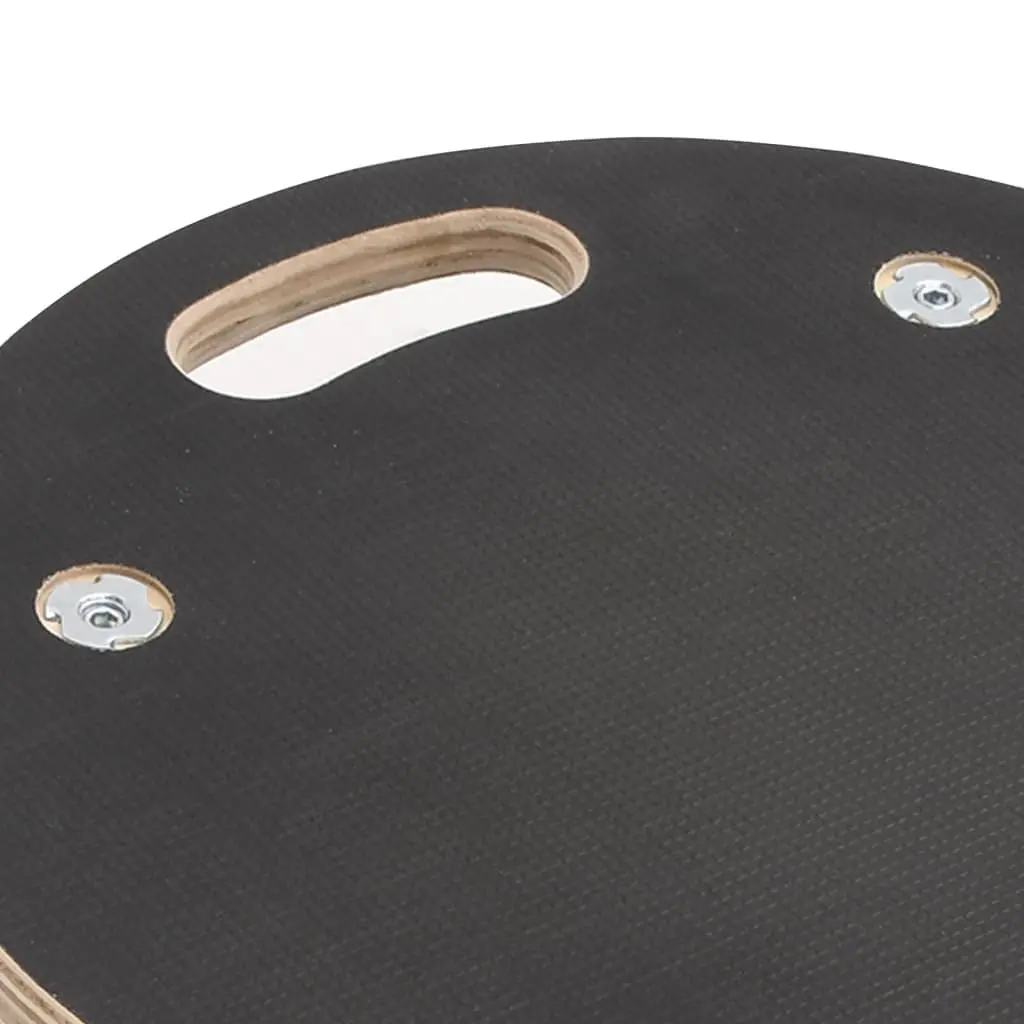 Round Transport Trolley 38cm Moving Furniture Dolly Heavy Duty Castors Grey