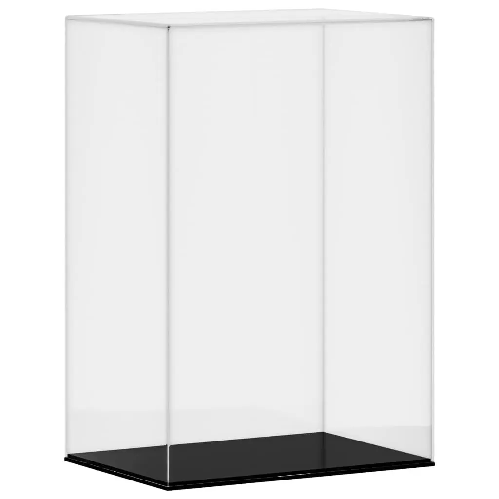 Acrylic Display Box for Collectibles Toys Models 17 x 12 x 25 cm Transparent Dustproof