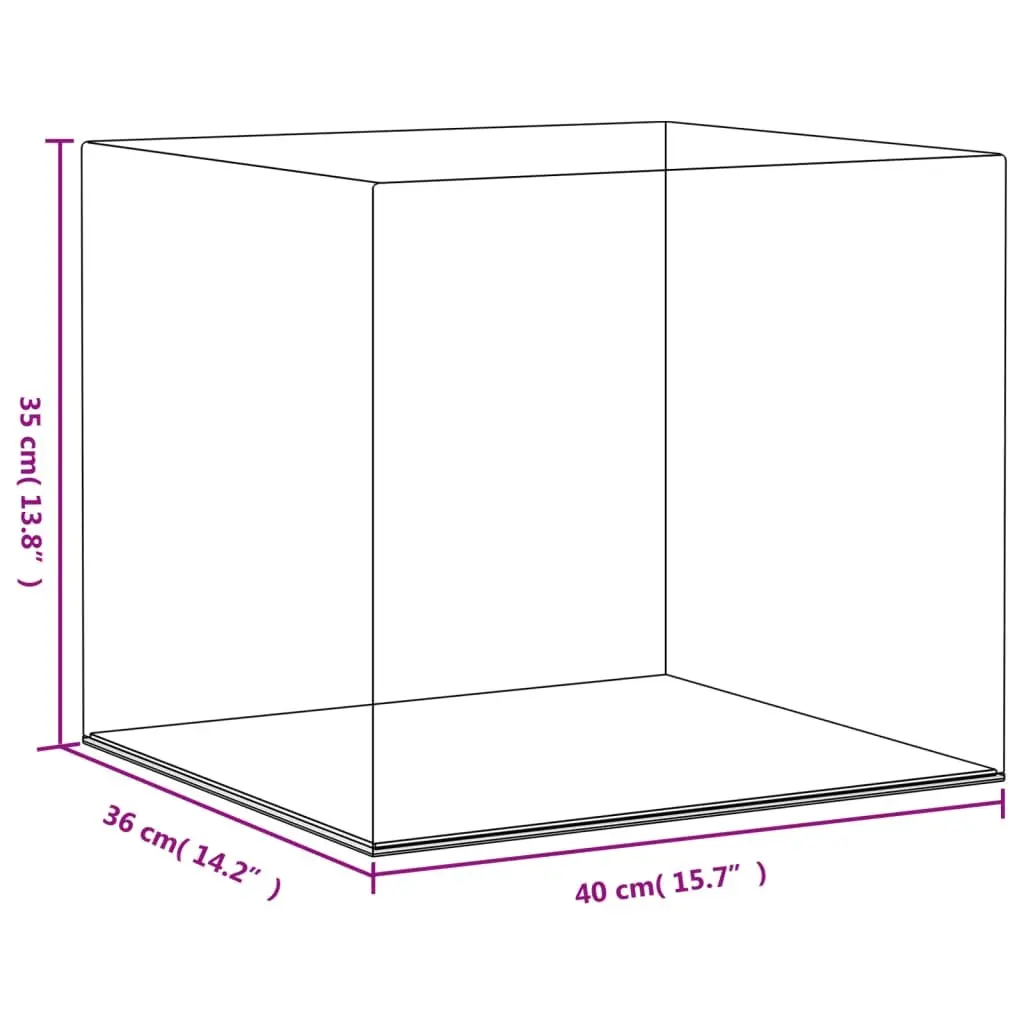 Acrylic Display Box Transparent Dustproof Case Collectibles Toys Models Storage