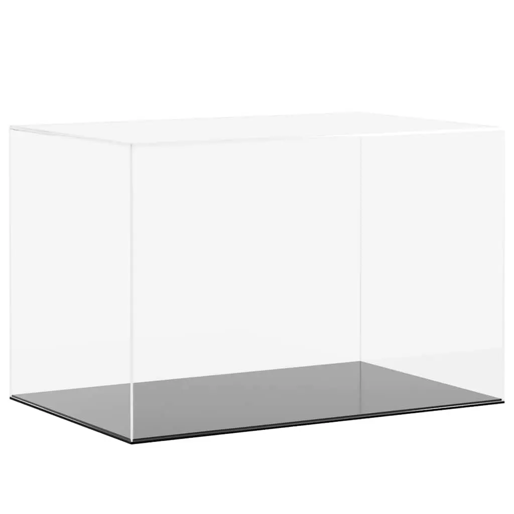 Acrylic Display Box for Collectibles 56x36x37cm Transparent Dustproof Showcase Case