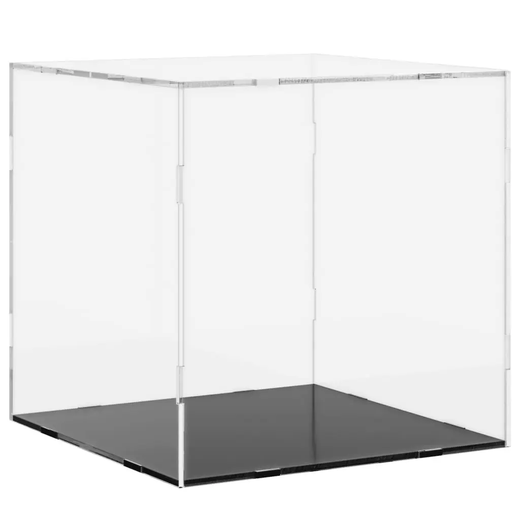 Acrylic Display Box for Collectibles 30x30x30cm Transparent Dustproof
