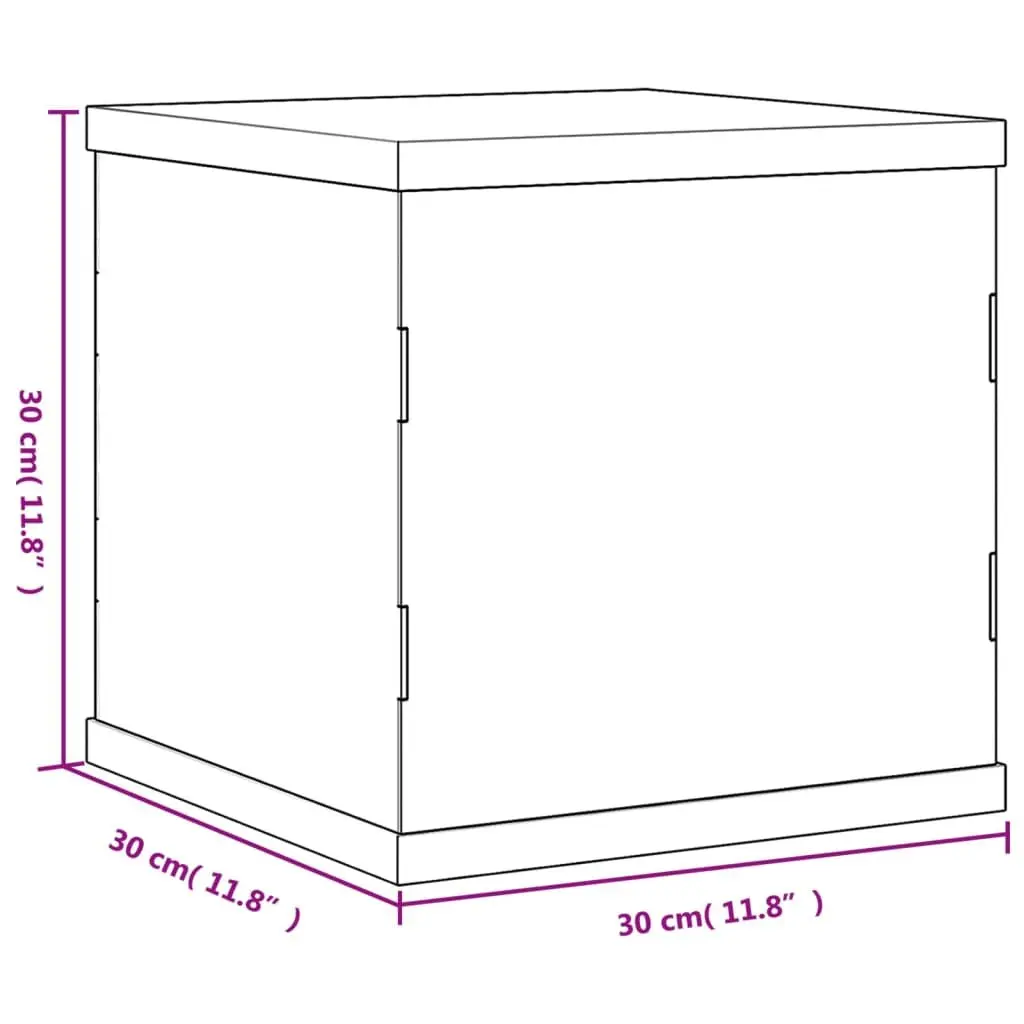 Acrylic Display Box 30x30x30 cm Transparent Dustproof Collectibles Showcase Case