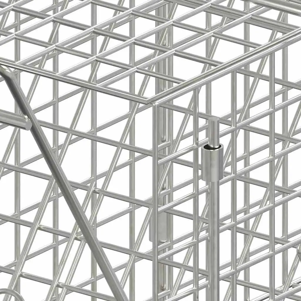 Animal Trap Live Catch for Pest Control 64.5x25x26.5cm Galvanised Iron Wire Mesh