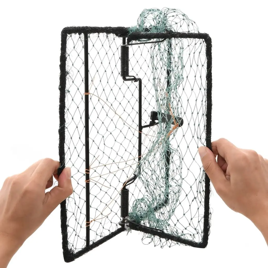 Bird Trap Outdoor Garden 34x32cm Steel Frame Foldable