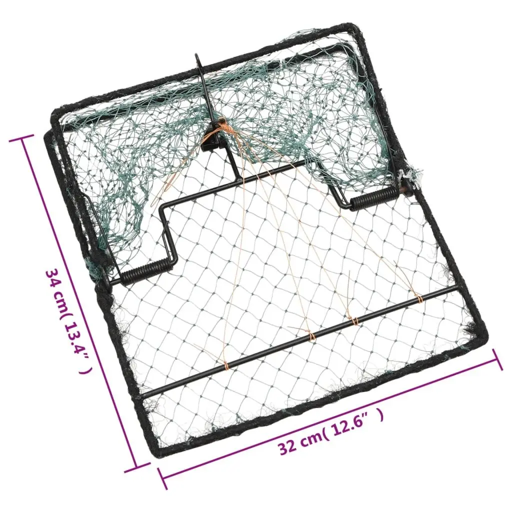 Bird Trap Outdoor Garden 34x32cm Steel Frame Foldable