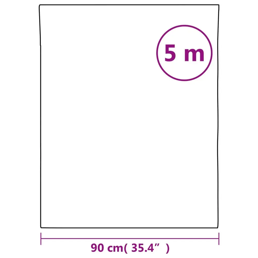 Self-Adhesive Matte Black Furniture Sticker Vinyl Wrap 90x500cm DIY Protection
