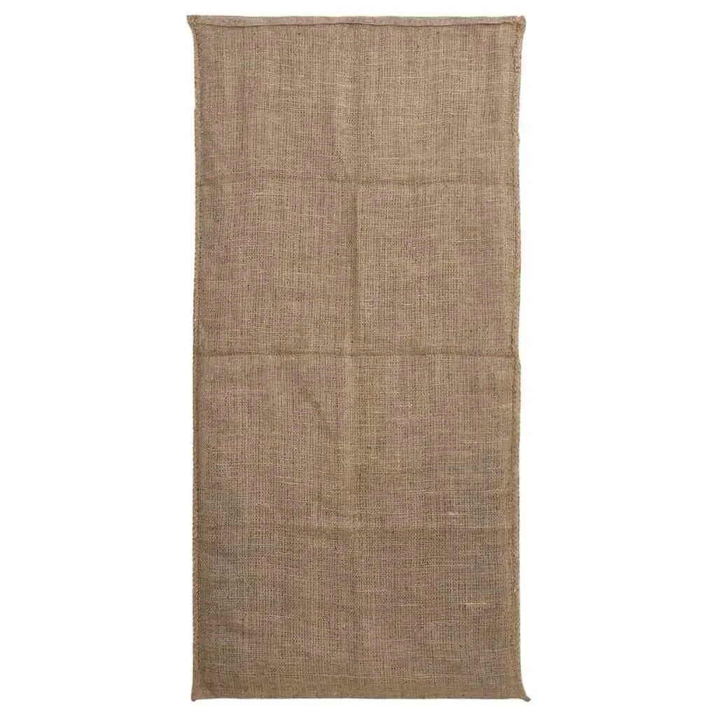 Jute Sacks Storage Bags Garden Home Use 65x135 cm Natural Burlap 10 Piece