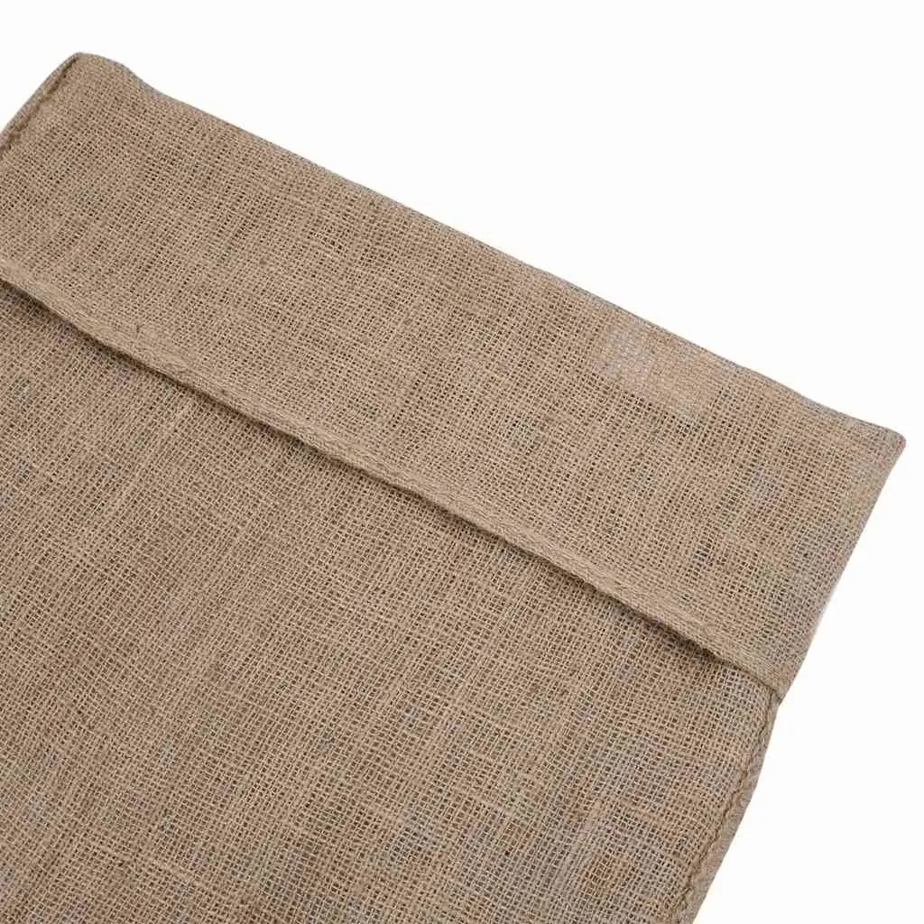 Jute Sacks Storage Bags Garden Home Use 65x135 cm Natural Burlap 10 Piece