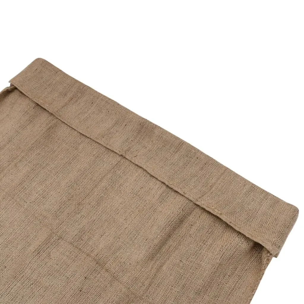 Jute Sacks Storage Bags 100x110 cm 10 Pieces Burlap Hessian Garden Multipurpose
