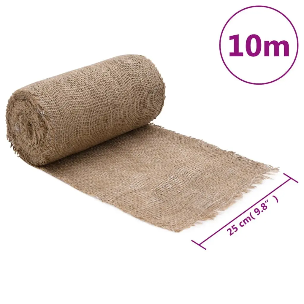 Jute Roll Natural Burlap Runner Table Decor Craft Floral Events 0.25 x 10 m