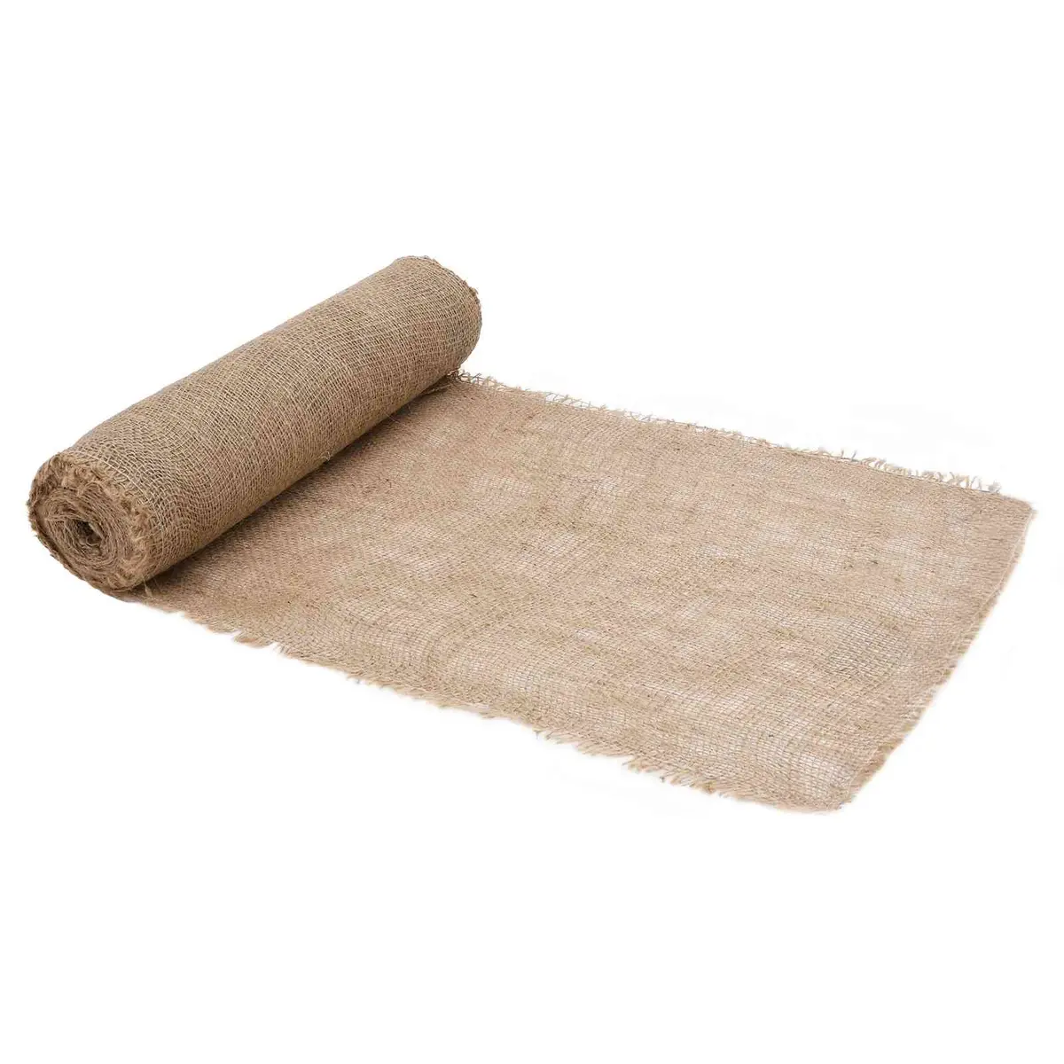 Jute Roll for Crafts and Decor 0.5x25m Natural Burlap Hessian for Weddings and Events