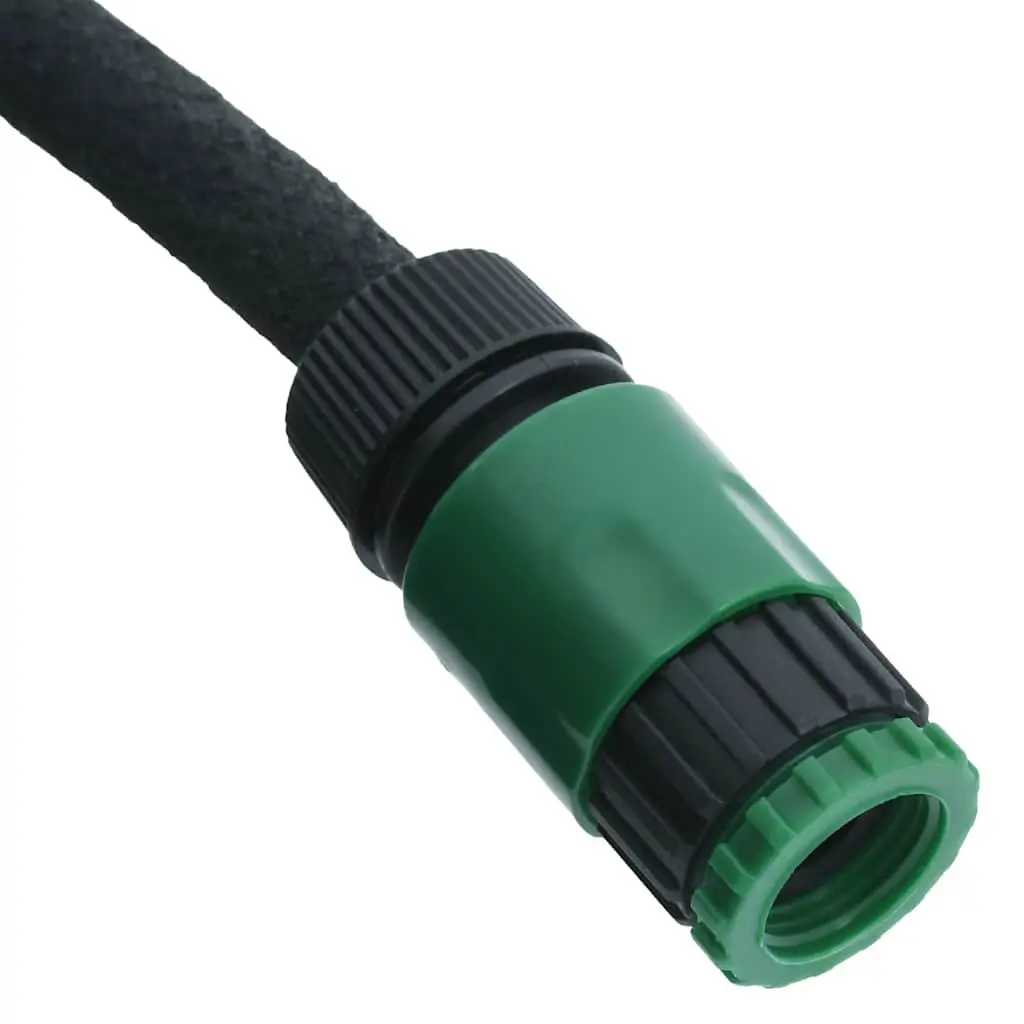 Garden Soaker Hose 10m Black Drip Irrigation Watering Flexible Weeper Hose