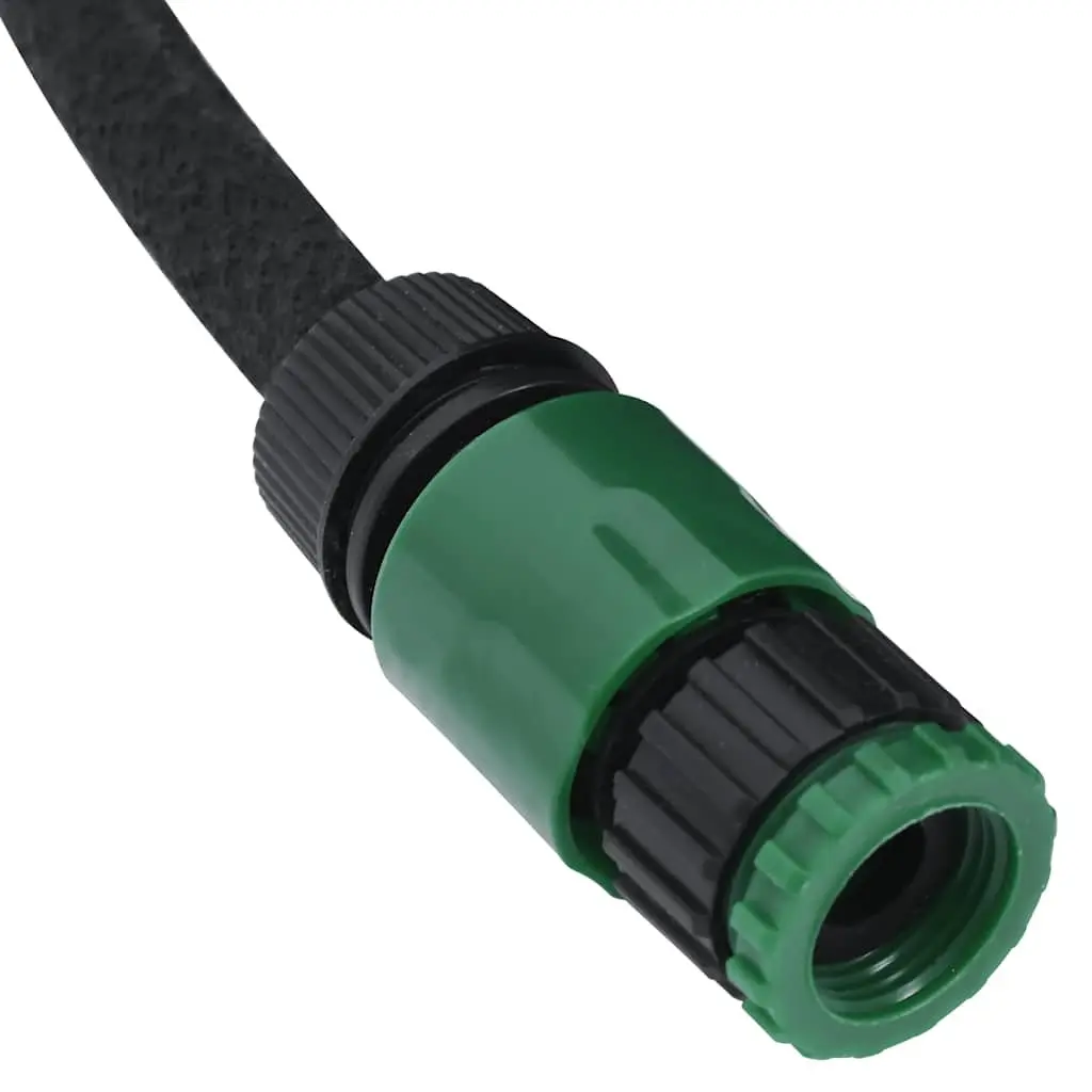 Garden Soaker Hose Black 100m Drip Irrigation Watering Hose for Lawn Plants