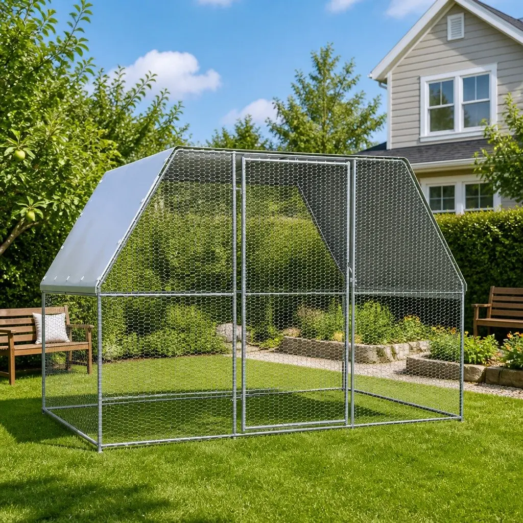 Outdoor Chicken Cage 3x2x2m Coop