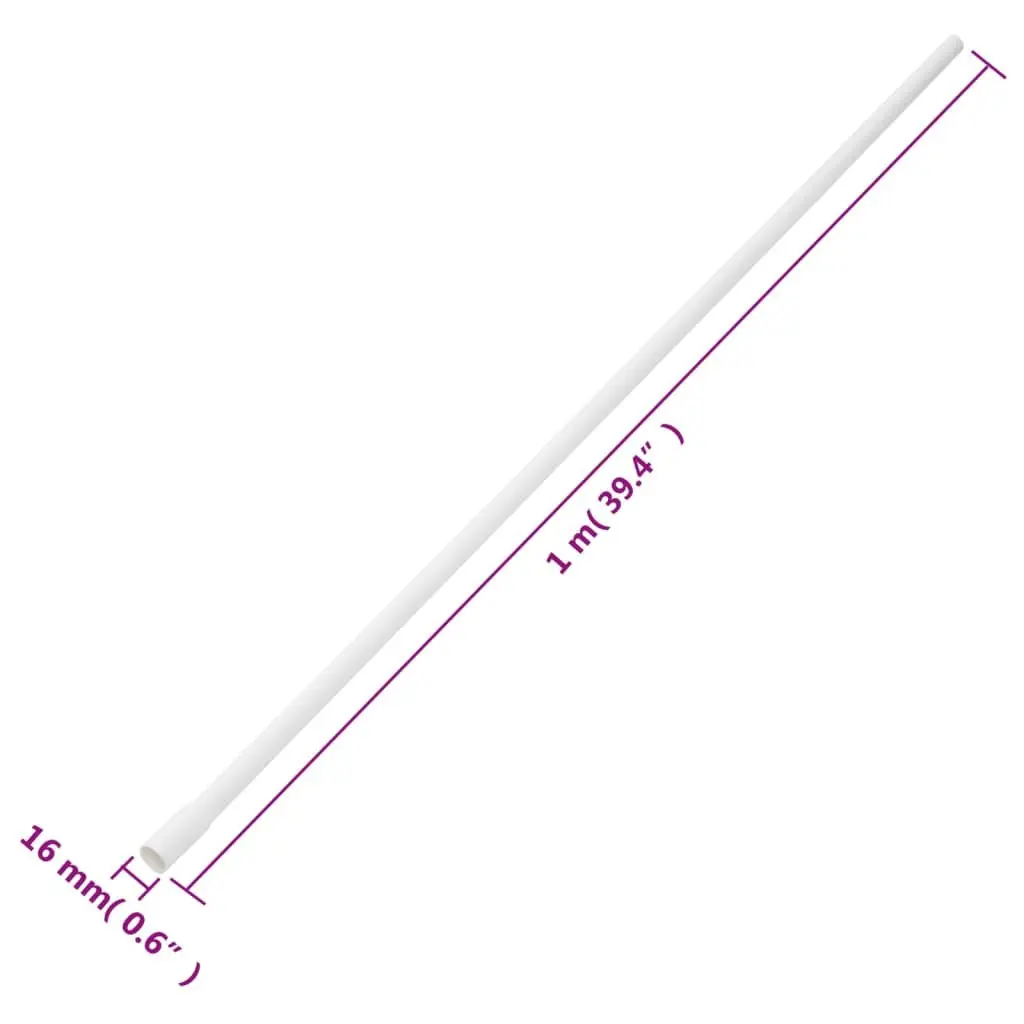 Cable Trunking for Home and Office 30m Ø16mm PVC Wire Cover Channel Clips White