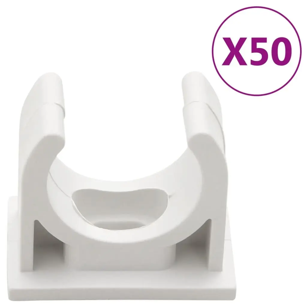 Cable Trunking 30m Length, 20mm Diameter, White PVC