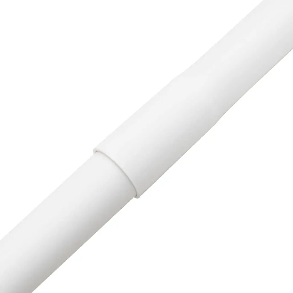 Cable Trunking 30m Length, 20mm Diameter, White PVC