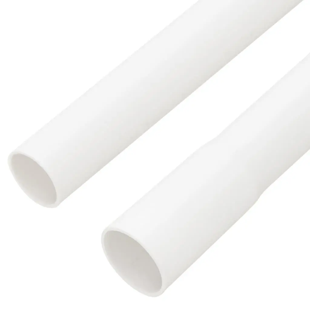 Cable Trunking 30m Length, 20mm Diameter, White PVC