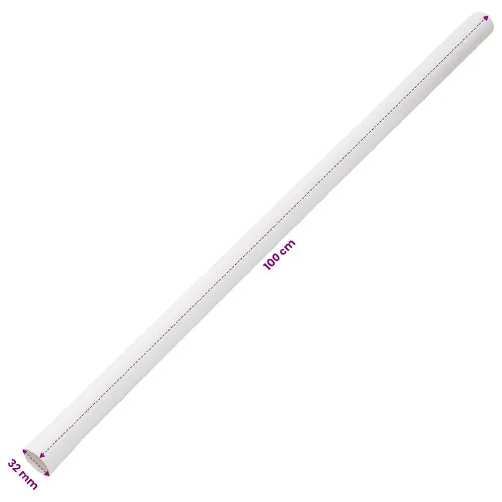 Cable Trunking 30mm White 10m PVC Cord Cover for Wall Floor Clips Management