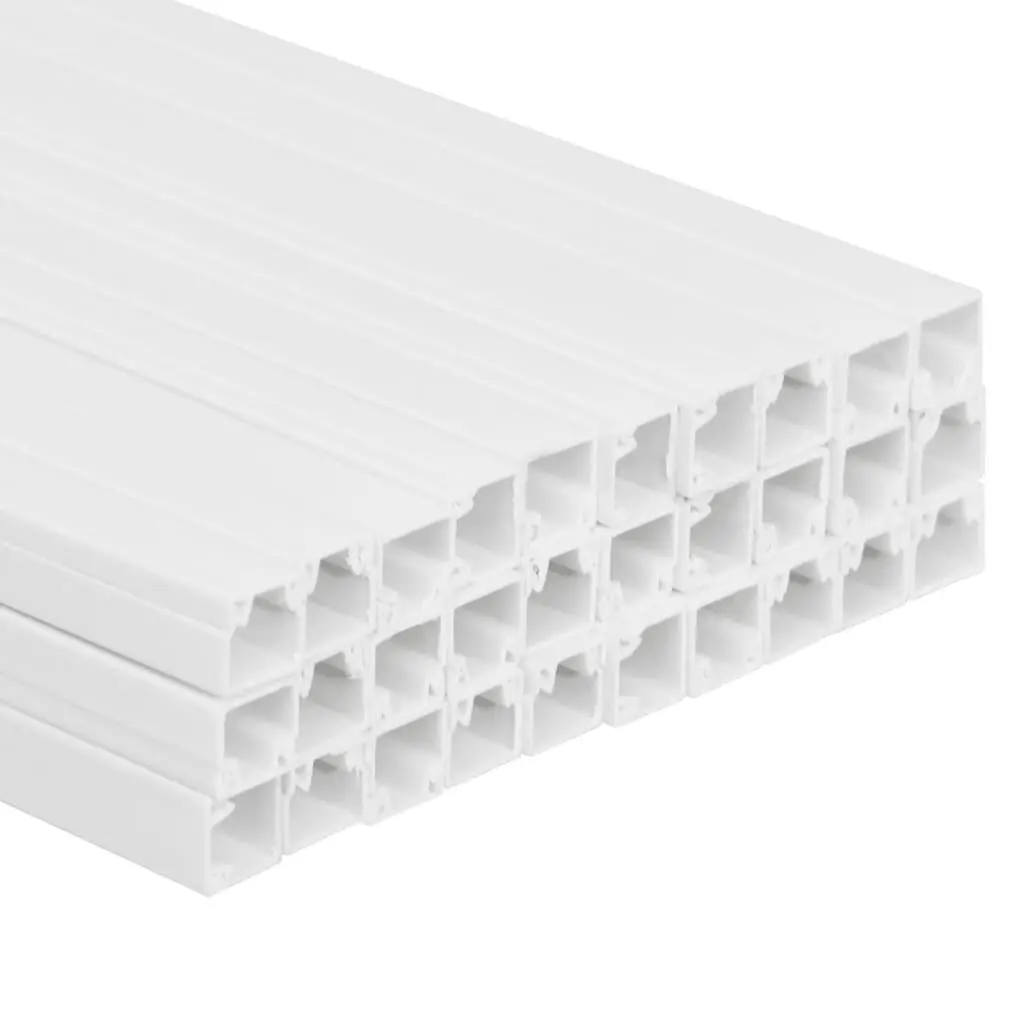 30x15mm 30m White PVC Cable Trunking