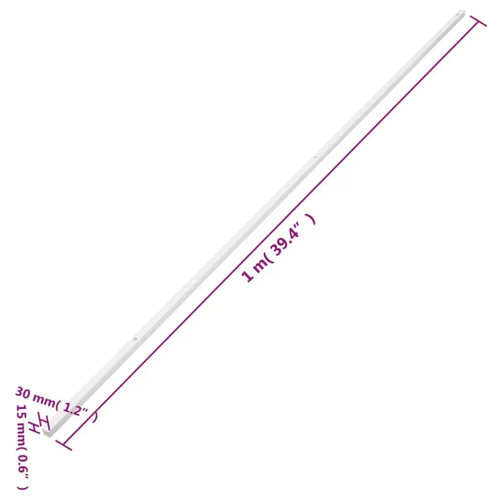 30x15mm 30m White PVC Cable Trunking