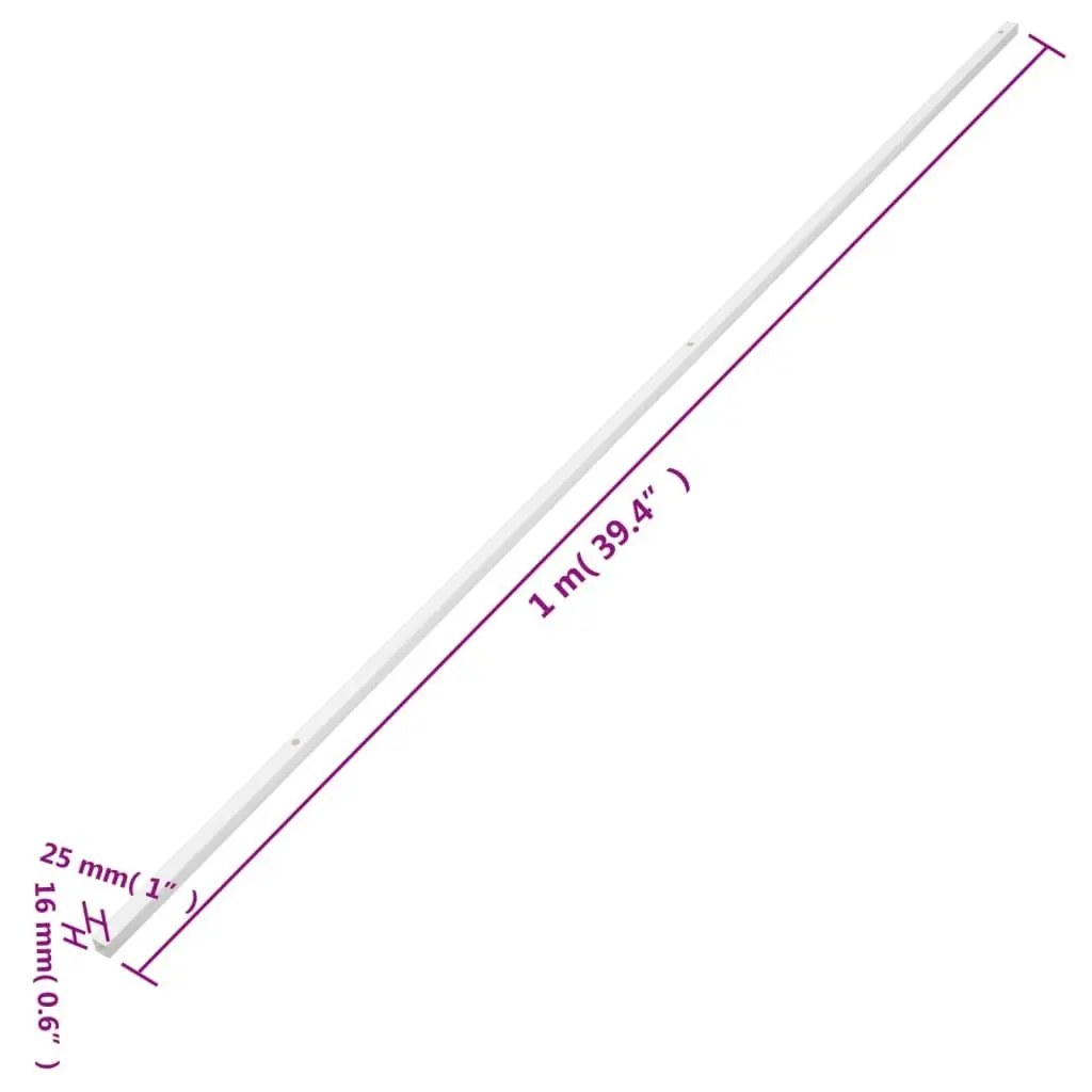 Cable Trunking 25x16mm 30m White PVC Channel Cord Cover Organiser