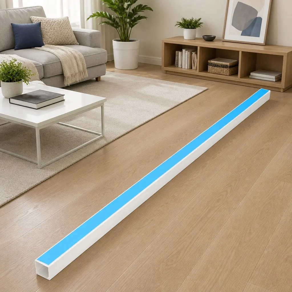 Self-Adhesive White PVC Cable Trunking 10m, 25x16mm
