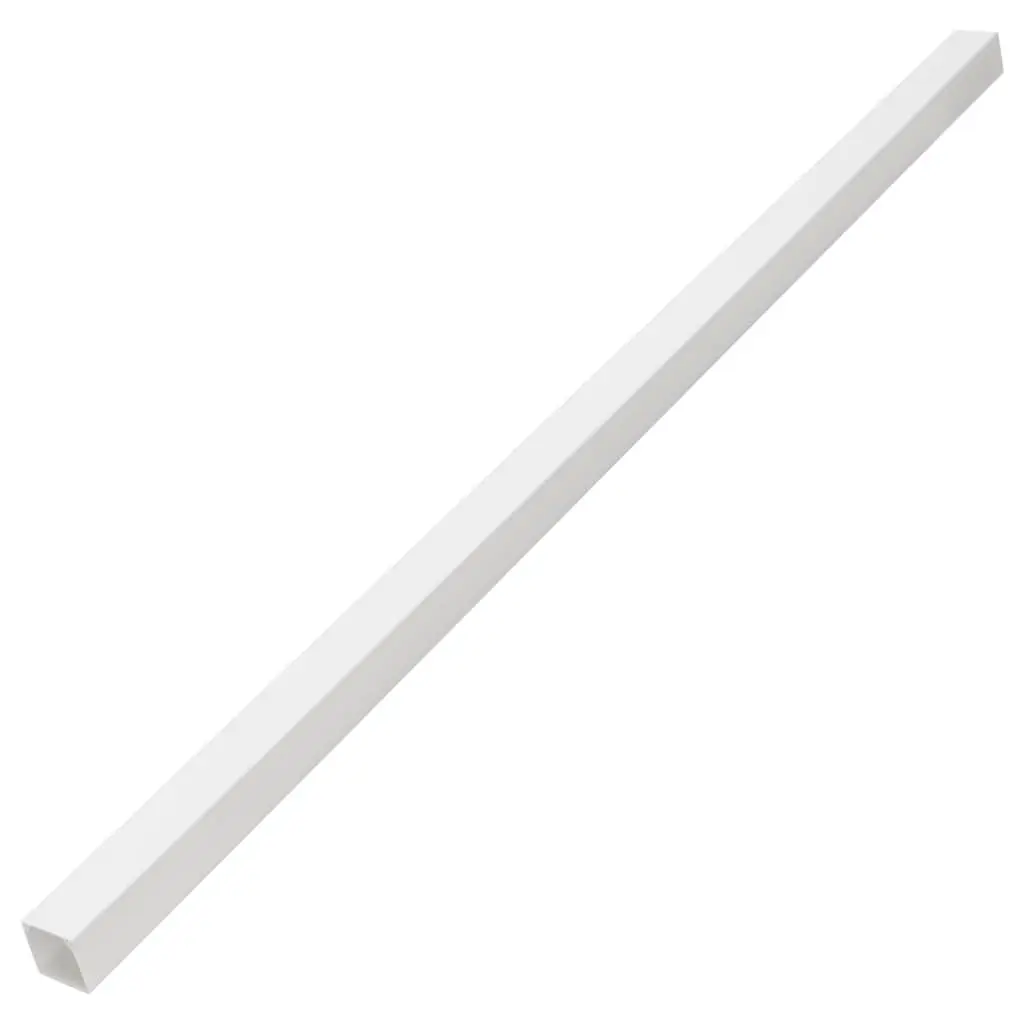 Self-Adhesive White PVC Cable Trunking 10m, 25x16mm