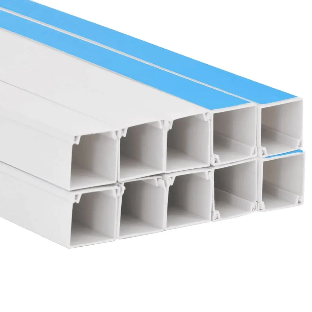 Self-Adhesive White PVC Cable Trunking 10m, 25x16mm