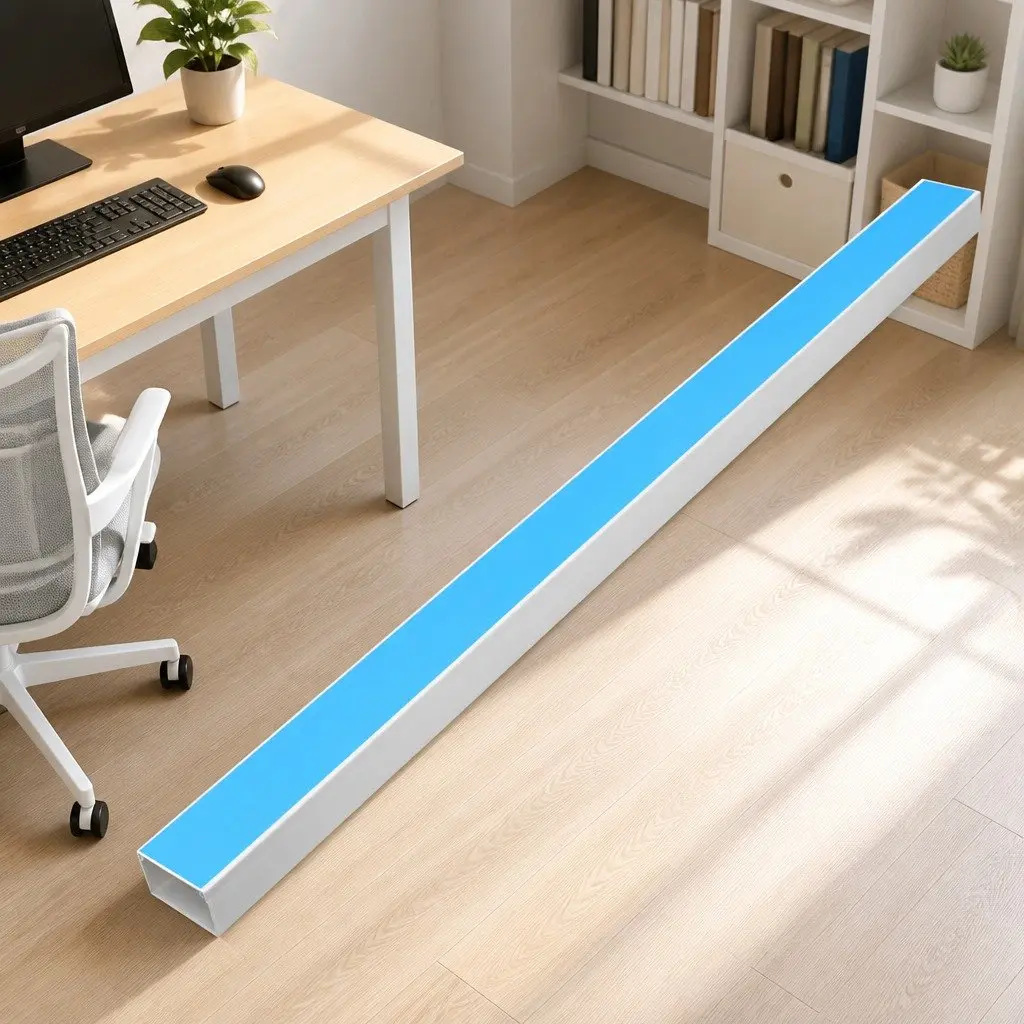Cable Trunking 10m PVC White 100x60mm