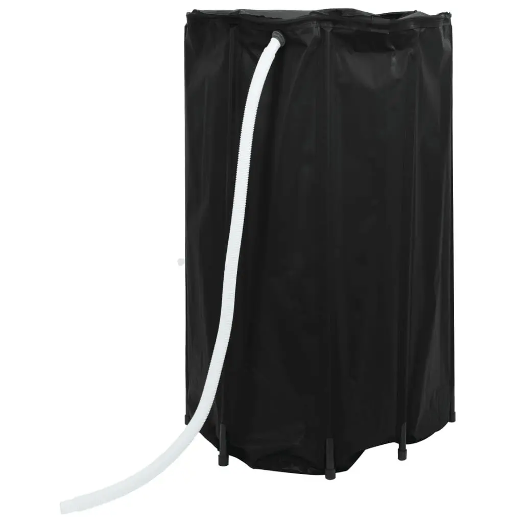 Water Tank 500L Foldable Collapsible Rainwater Storage Garden Black