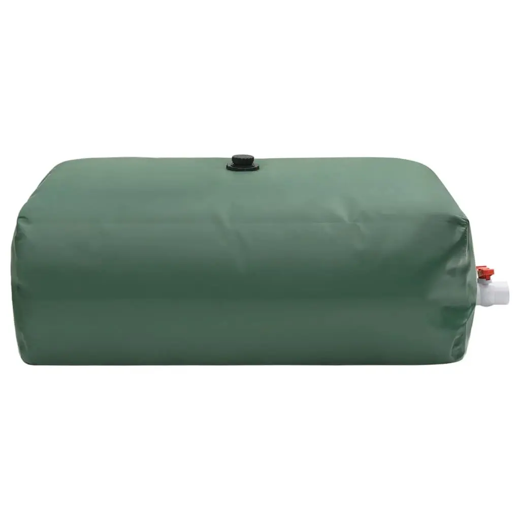 100LFoldableWaterTankPVCforGardenWateringStoragewithTapGreen