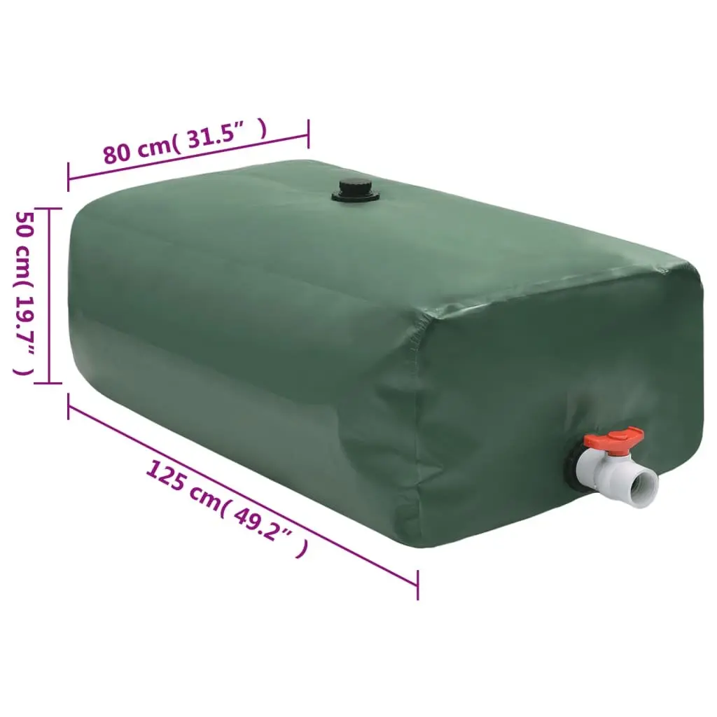 500L Foldable Water Tank with Tap