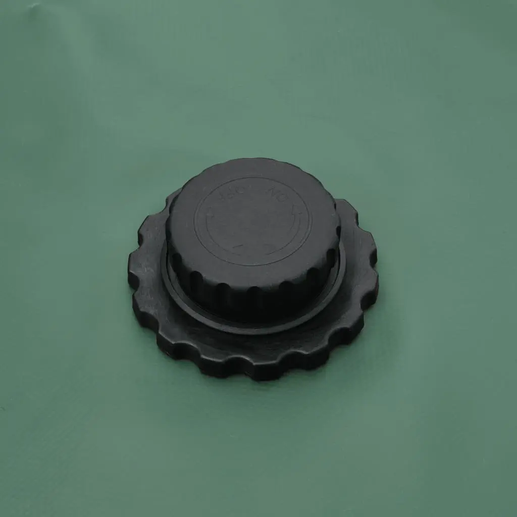 Foldable Water Tank 5000L Garden Storage with Tap Green PVC Container
